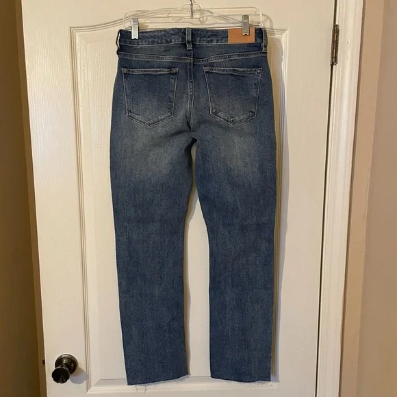 Dear John Women’s Playback Phantom Jean Denim Size 27 Mid Rise Straight Leg NWT